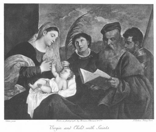 Virgin and Child with Saints. From a photograph by Braün-Clement & Cie. Virgin and Child with Saints. From a photograph by Braün-Clement & Cie.