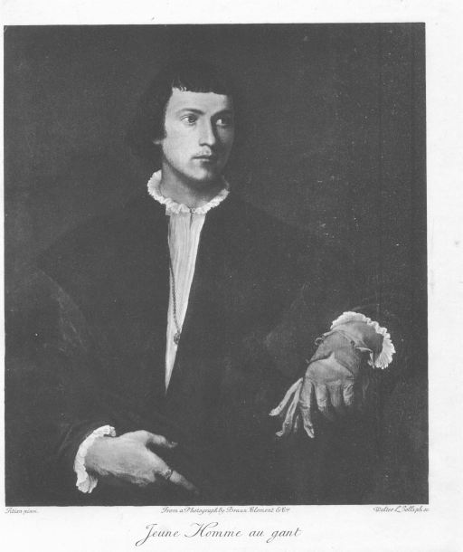 Jeune Homme au gant. Walter L. Colls. ph. sc. From a Photograph by Braün Clement & Cie. Jeune Homme au gant. Walter L. Colls. ph. sc. From a Photograph by Braün Clement & Cie.