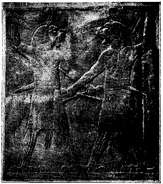 Sculptured relief of the reign of Assur-bani-pal.