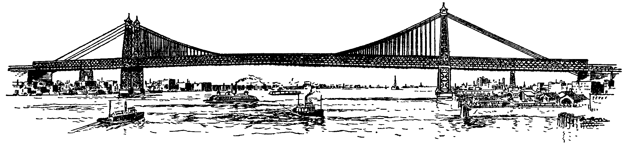 Fig. 12.--Williamsburg Suspension Bridge. Fig. 12.--Williamsburg Suspension Bridge.