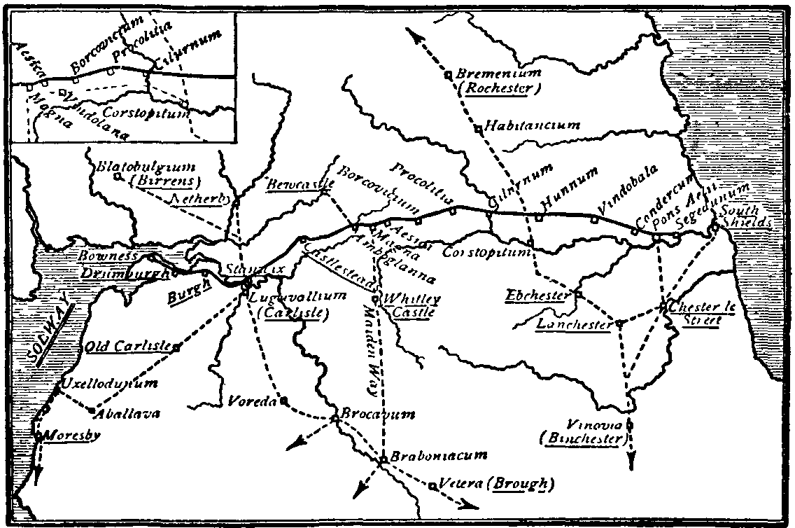 Fig 2.--Hadrian's Wall. Fig 2.--Hadrian's Wall.