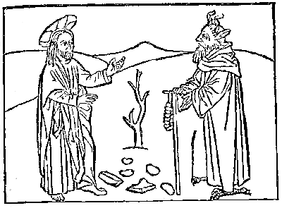 Fig. 17.—From Joannes de Turrecremata's "Meditationes seu Contemplationes". Romæ: Ulrich Hau. 1467