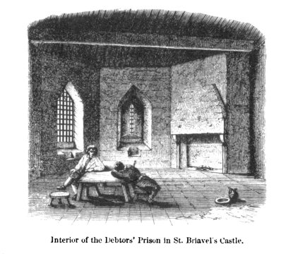 Interior of the Debtors’ Prison in St. Briavel’s Castle