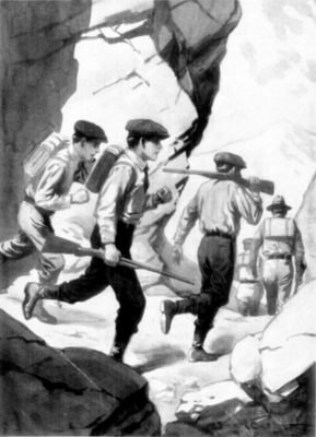 In spite of their recent exertions and the loads they were carrying they all began to run. page 203 In spite of their recent exertions and the loads they were carrying they all began to run. page 203