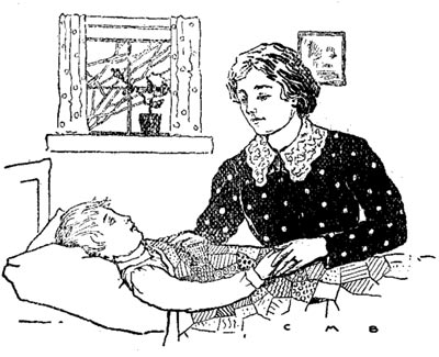 Mother at the bedside Mother at the bedside