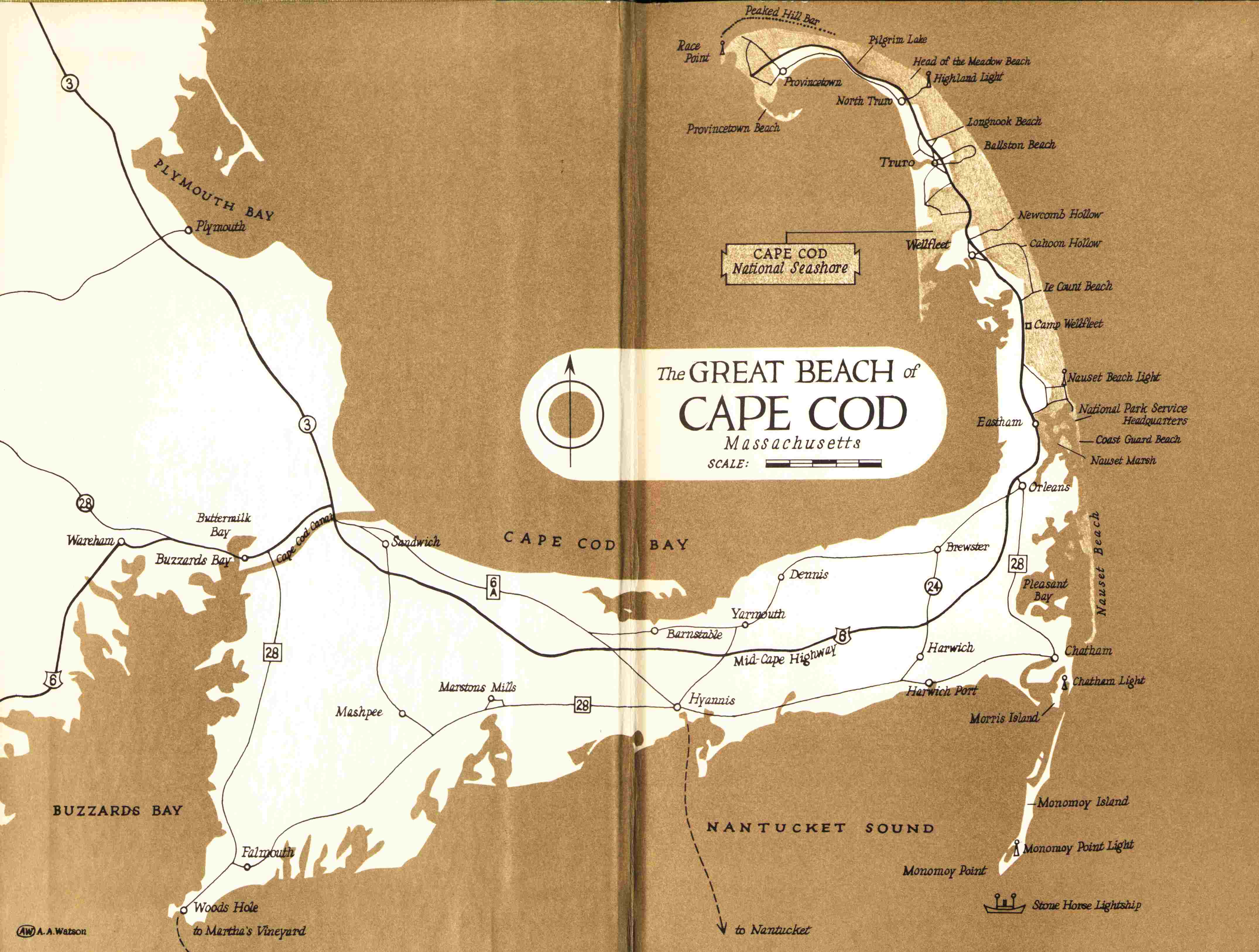 Map of Cape Cod