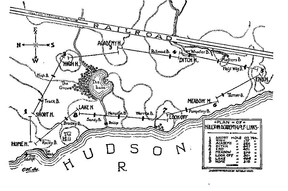 Plan of Hilton Academy Golf Links