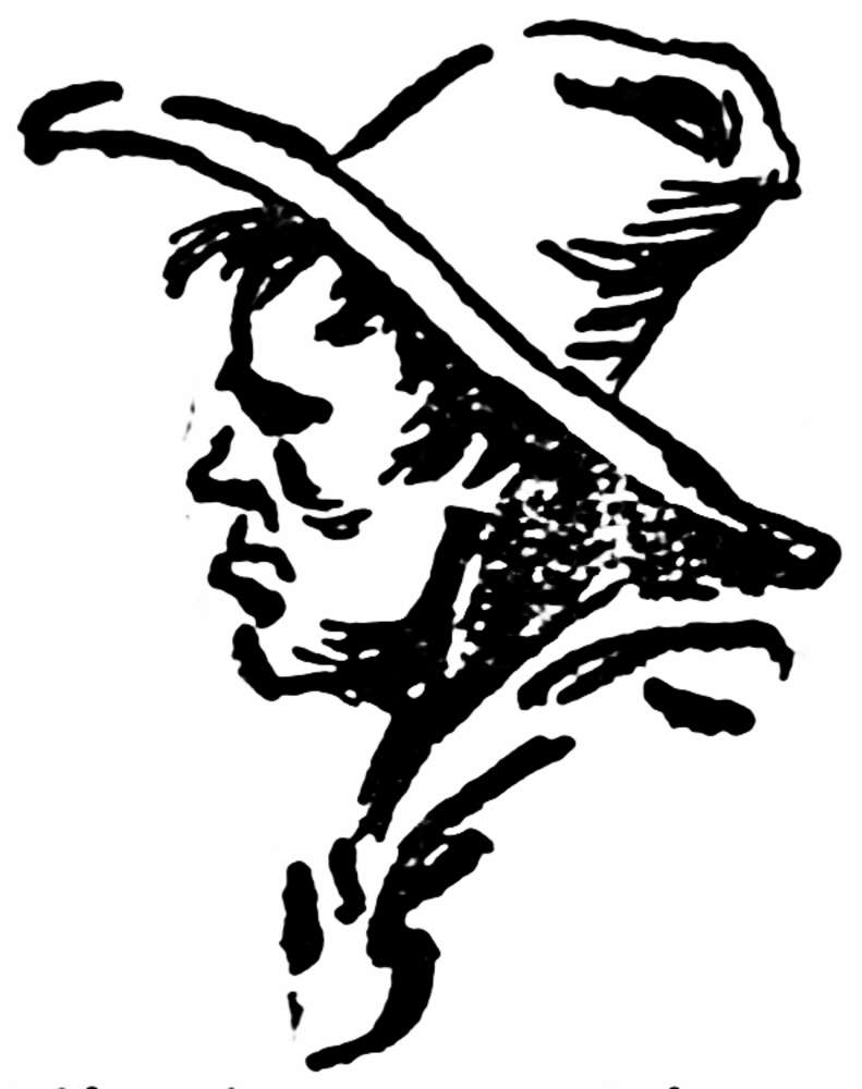 sheriff side view with hat