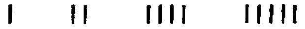 Numerals in Kharosthi inscriptions.