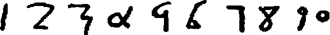 Forged   numerals