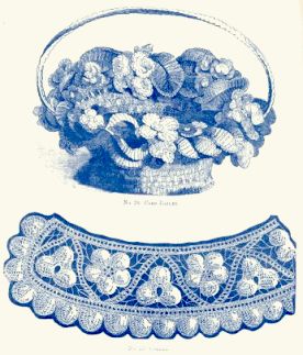 No. 28. CARD BASKET, No. 29. COLLAR.