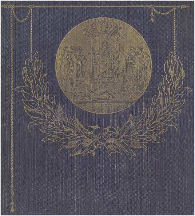 Reverse of Jubilee Medallion and Crown of Bay Leaves