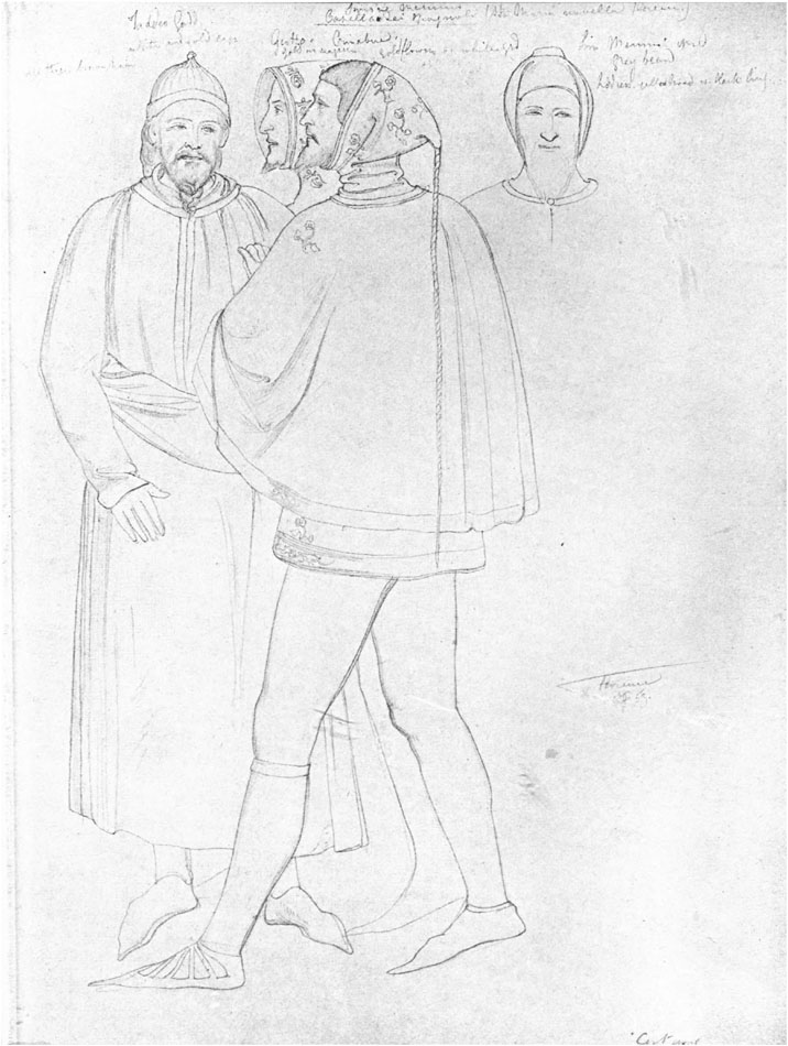 Portraits of Cimabue, Giotto, Simone Memmi, and Taddeo Gaddi