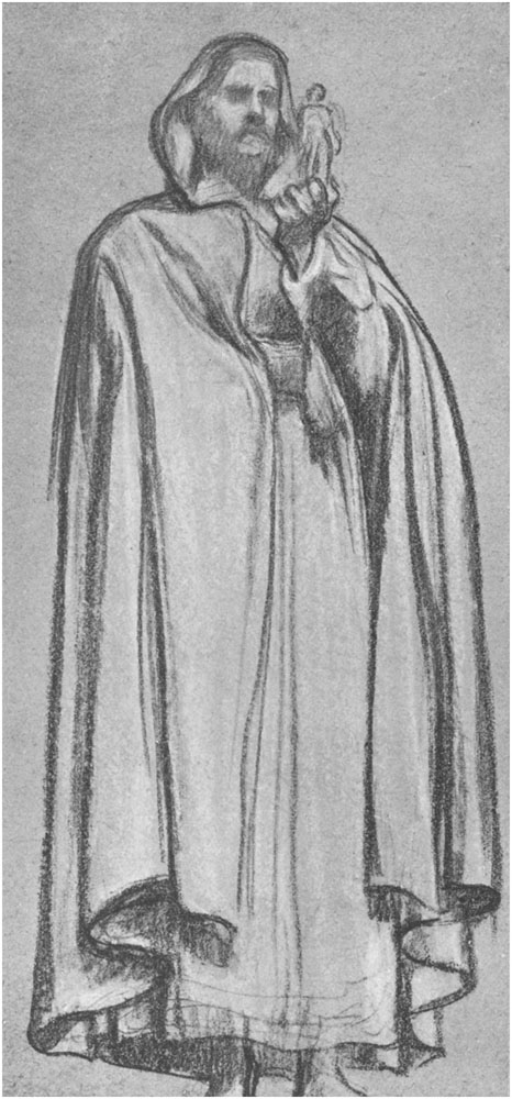 Original Sketch for the Figure Of Niccola Pisano