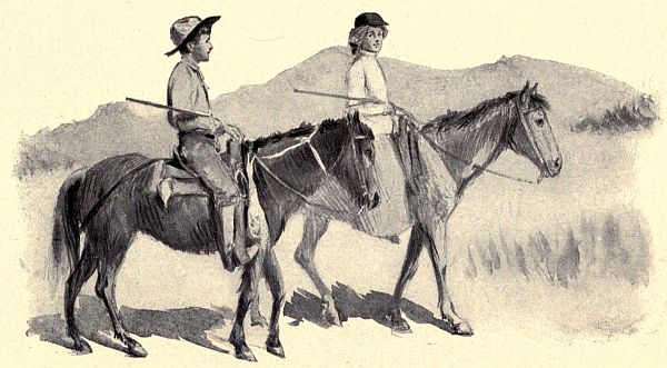 riding horses