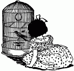 Girl with bird Girl with bird