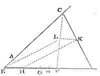If two lines AC and BD have a given ratio and CD is cut at K in a given ratio, then K lies on a fixed line.