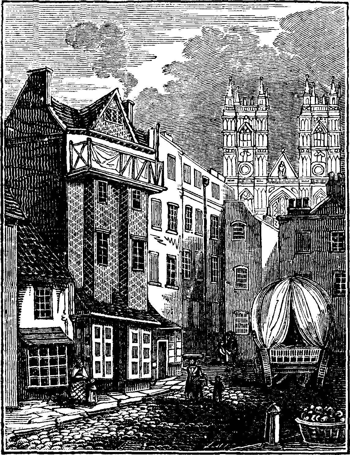 Caxton's House in the Almonry, Westminster.