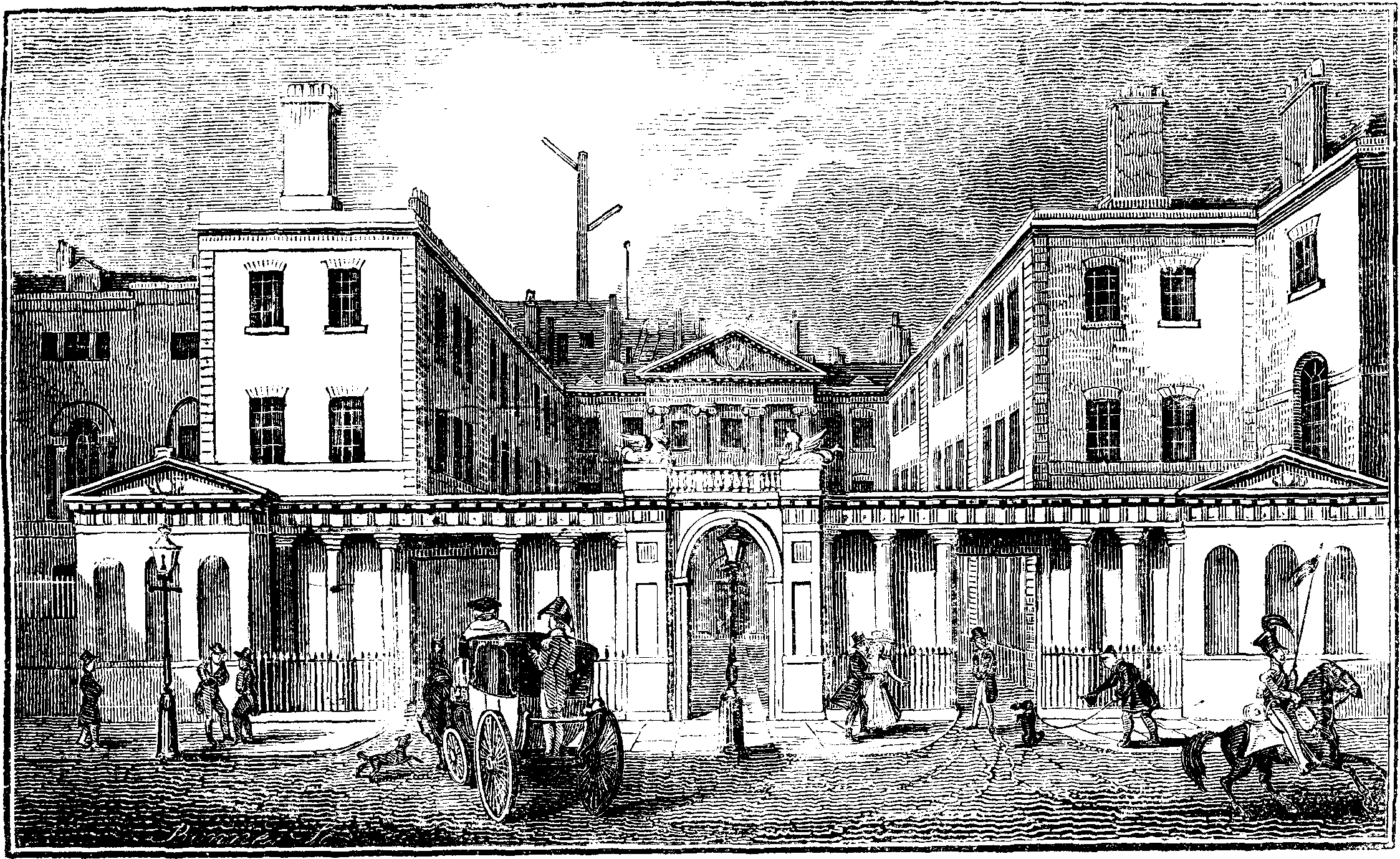 The Admiralty office, Whitehall.