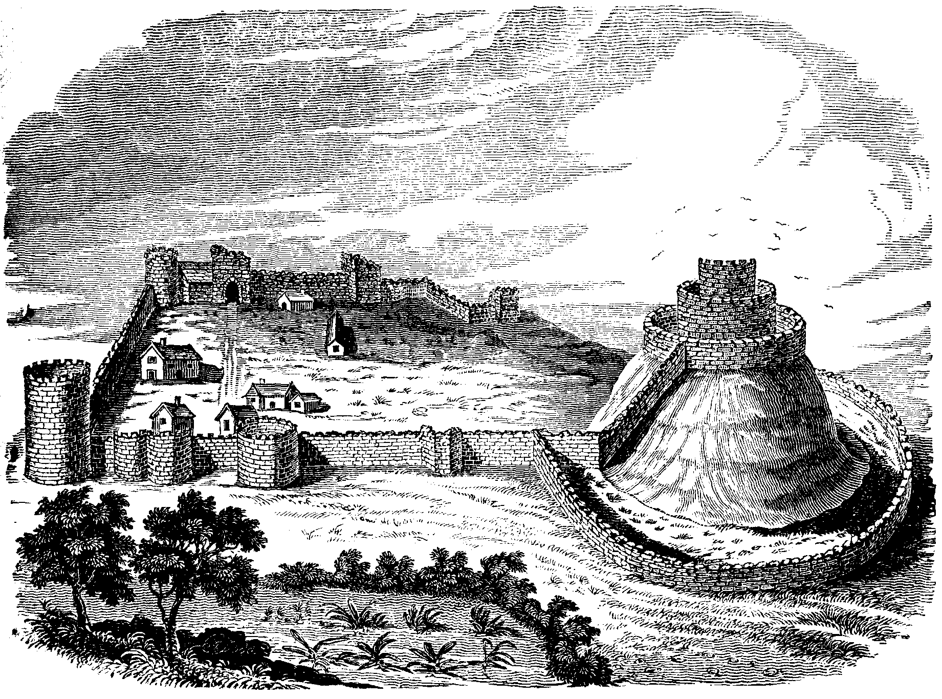 DUNHEVED CASTLE, CORNWALL.