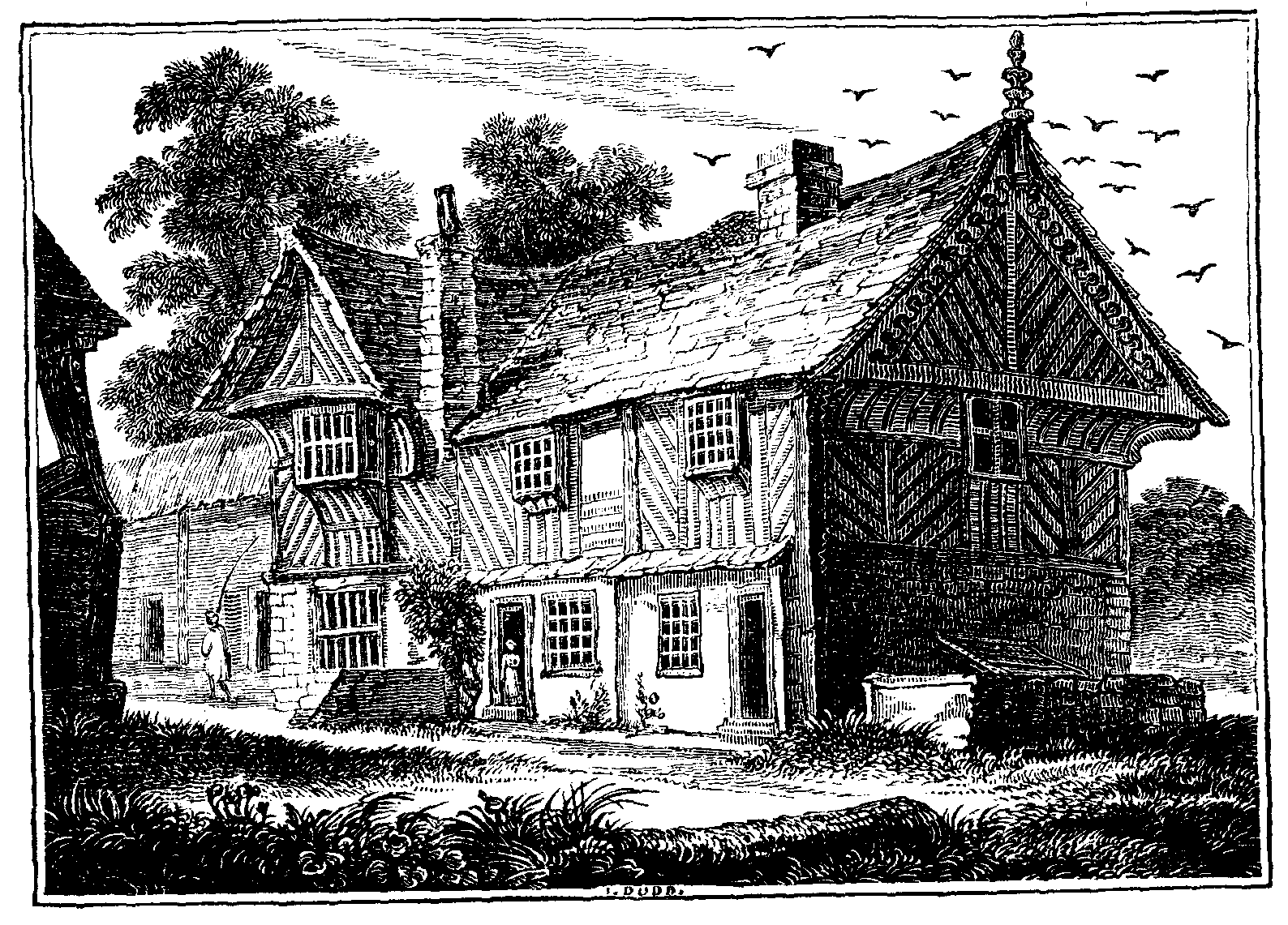 Old Hall, in Derbyshire.