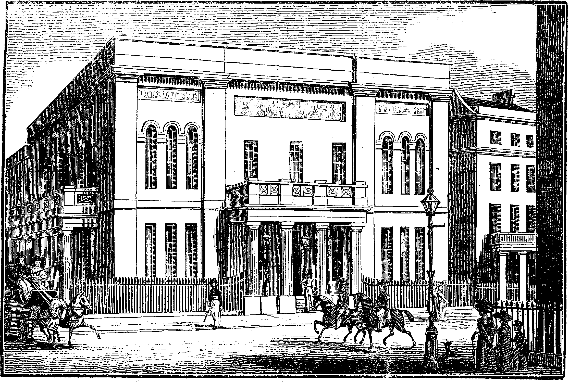 United Service Club-house.