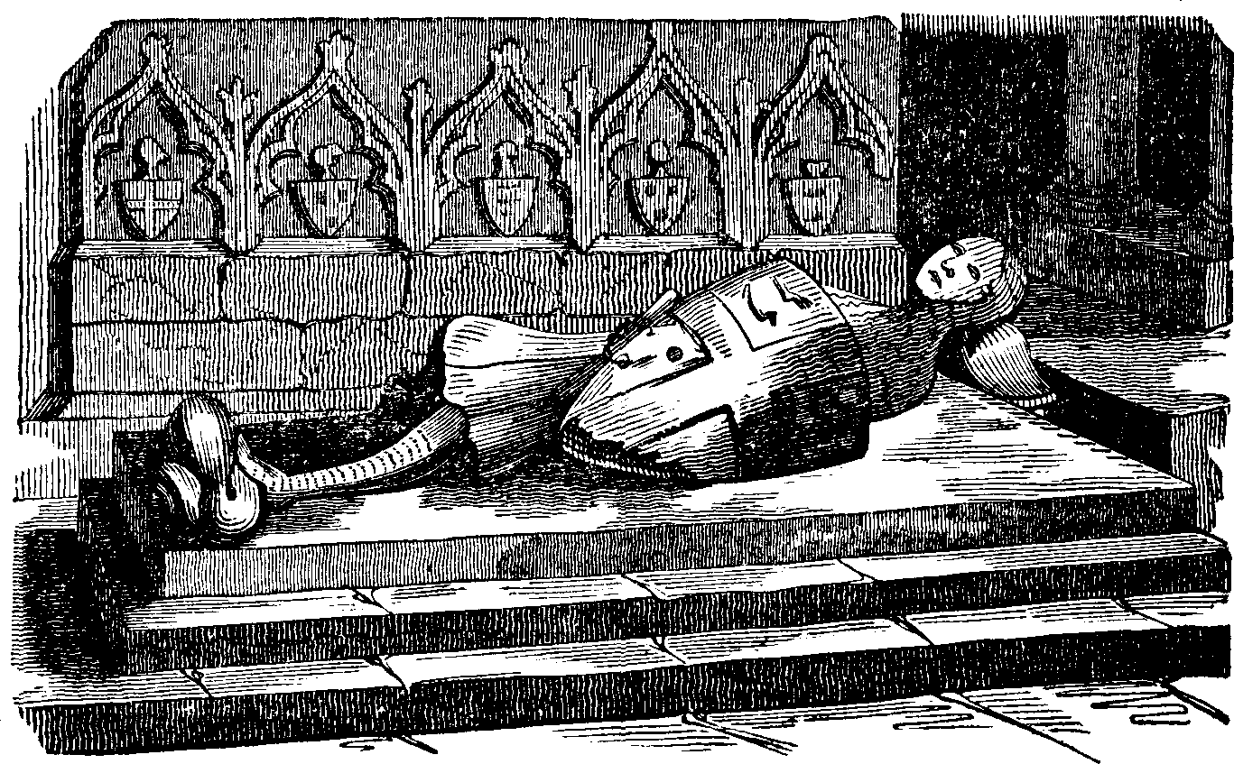 (_Monument of a Crusader, in Winchester Cathedral_.)
