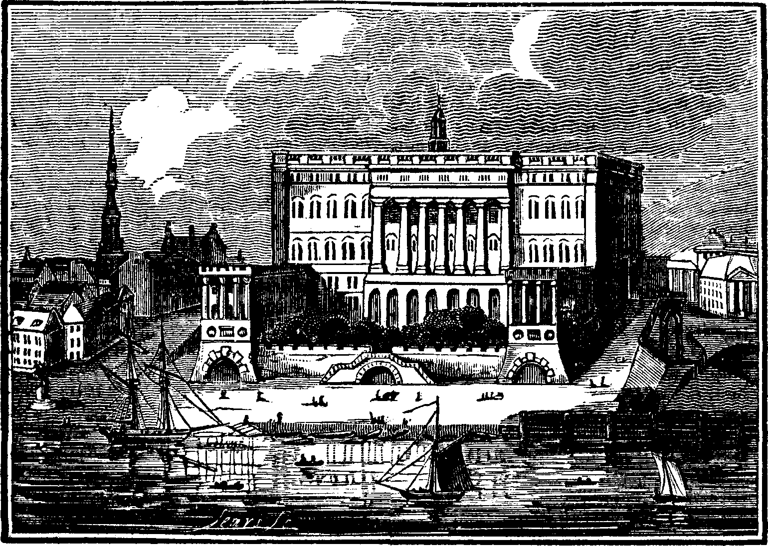 The Palace at Stockholm.
