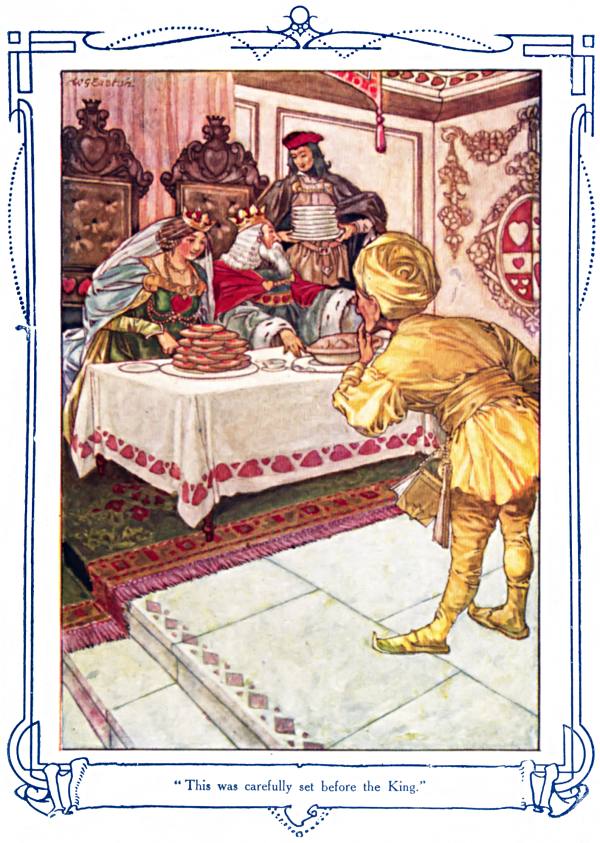 This was carefully set before the King. Illustration: This was carefully set before the King.
