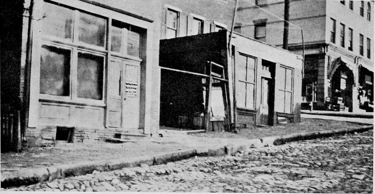 Storerooms in the Hill District Converted into Family Residences and Rooming Houses.