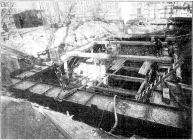 Plate LXIV, Fig. 3.--Cutting Edge of Caisson Assembled. Plate LXIV, Fig. 3.--Cutting Edge of Caisson Assembled.