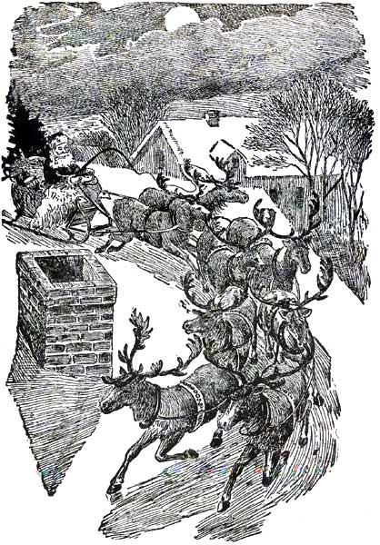 THE REINDEER AND THE SLEIGH