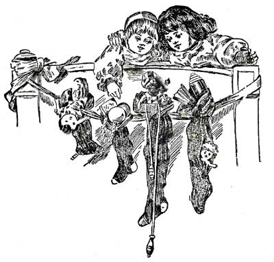 children discover stockings