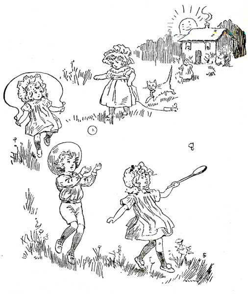 playing children