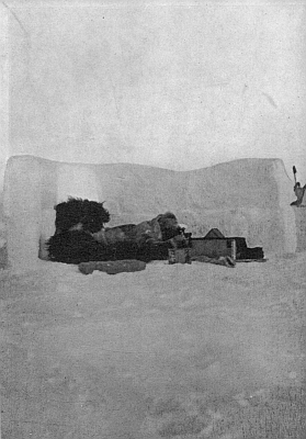 MARVIN TAKING AN OBSERVATION IN A SNOW SHELTER MARVIN TAKING AN OBSERVATION IN A SNOW SHELTER