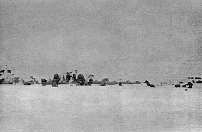 TYPICAL CAMP ON THE ICE TYPICAL CAMP ON THE ICE