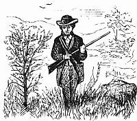A man with a gun