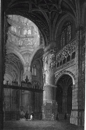 TRANSEPT OF THE CATHEDRAL, BURGOS. TRANSEPT OF THE CATHEDRAL, BURGOS.