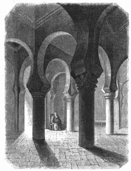 INTERIOR OF CHRISTO DE LA LUZ. TOLEDO. INTERIOR OF CHRISTO DE LA LUZ. TOLEDO.