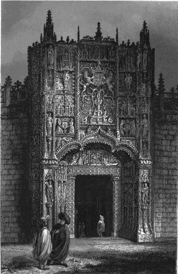 FAÇADE OF SAN GREGORIO, VALLADOLID. FAÇADE OF SAN GREGORIO, VALLADOLID.