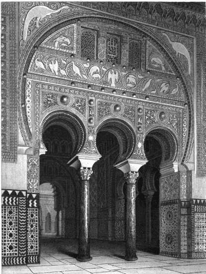 HALL OF AMBASSADORS, ALCAZAR, SEVILLE. HALL OF AMBASSADORS, ALCAZAR, SEVILLE.