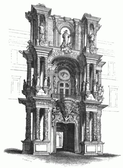 PORTAL OF SAN TELMO, SEVILLE. PORTAL OF SAN TELMO, SEVILLE.
