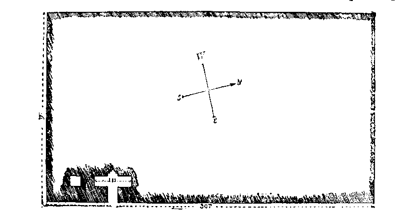 Fig 119.--Plan of chapel in mastaba of Khabiûsokari, Fourth Dynasty. 