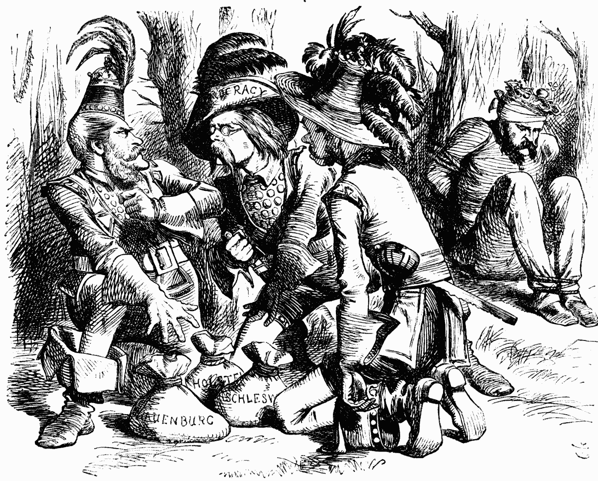 BRIGANDS DIVIDING THE SPOILS.