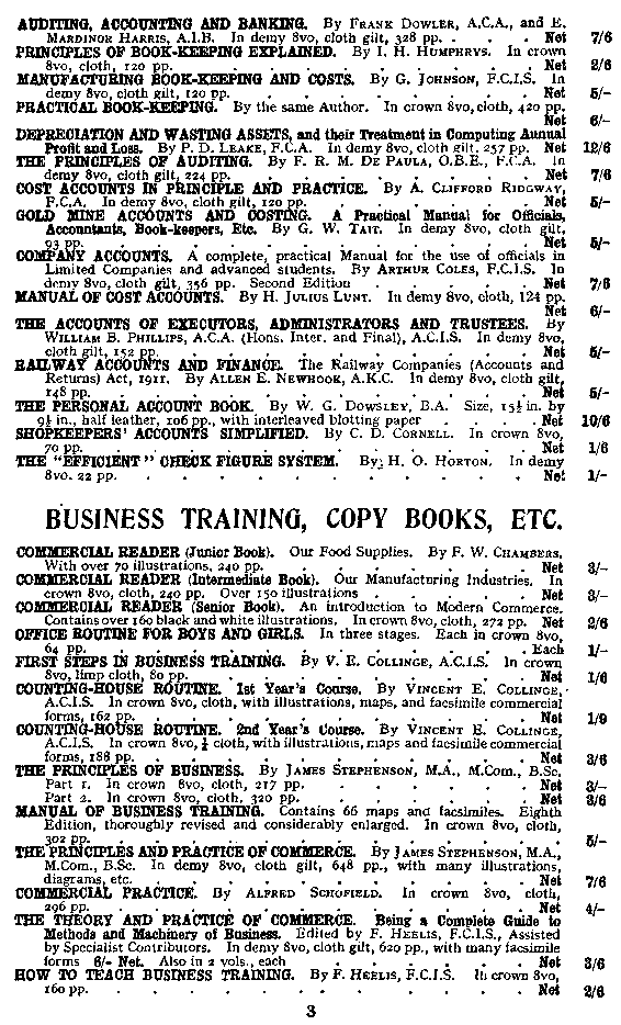Advertisement: PITMAN HANDBOOKS: BUSINESS TRAINING