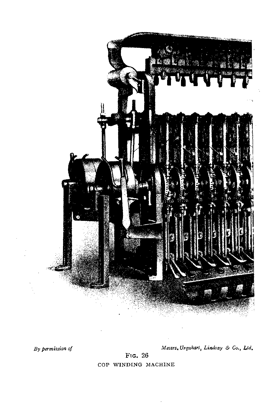 FIG. 26 COP WINDING MACHINE
