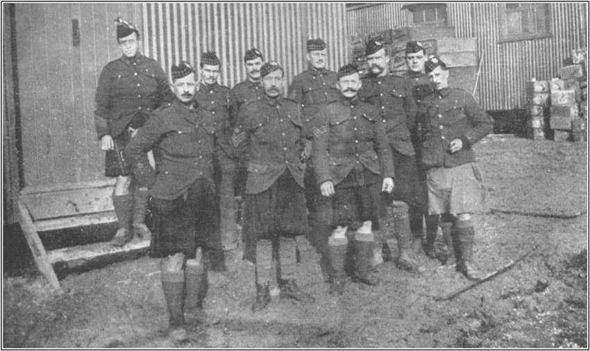 Group Non-commissioned Officers. 48th Highlanders