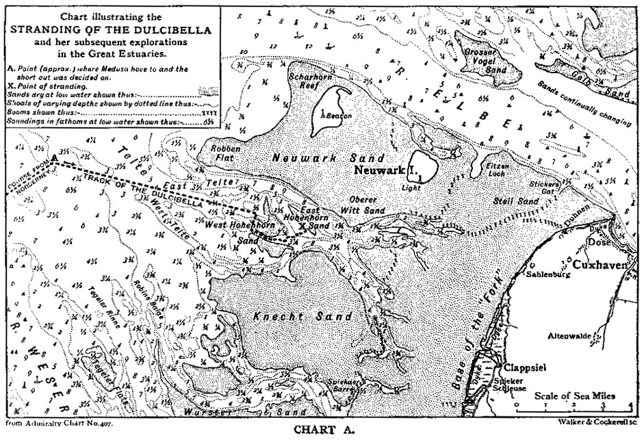 Illustration: Chart A to Illustrate the Stranding of the Dulcibella, etc.