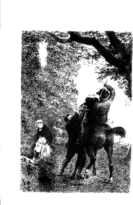 Chapter XIV Marie had recoiled in terror; but Germain darted to the farmer's horse's head, seized the rein, and shook it vigorously. Chapter XIV Marie had recoiled in terror; but Germain darted to the farmer's horse's head, seized the rein, and shook it vigorously.