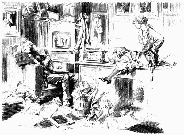 Doré vaulted to a seat on the desk
